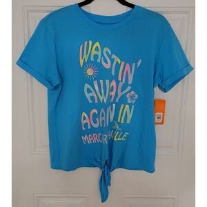 Margaritaville T Shirt Women Size S And M Color Blue T-Shirt Wastin Away...